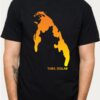 'Tamil Eelam' Gold Printed Unisex Crew Neck T-Shirt