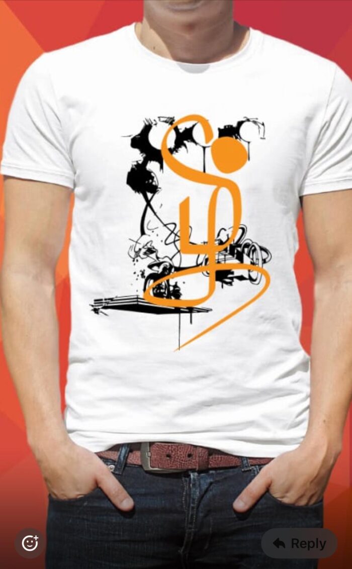 WhatsApp Image 2025-11-18 at 01.25.41 (3) ‘Tamil’ logo Gold Printed Unisex Crew Neck T-Shirt