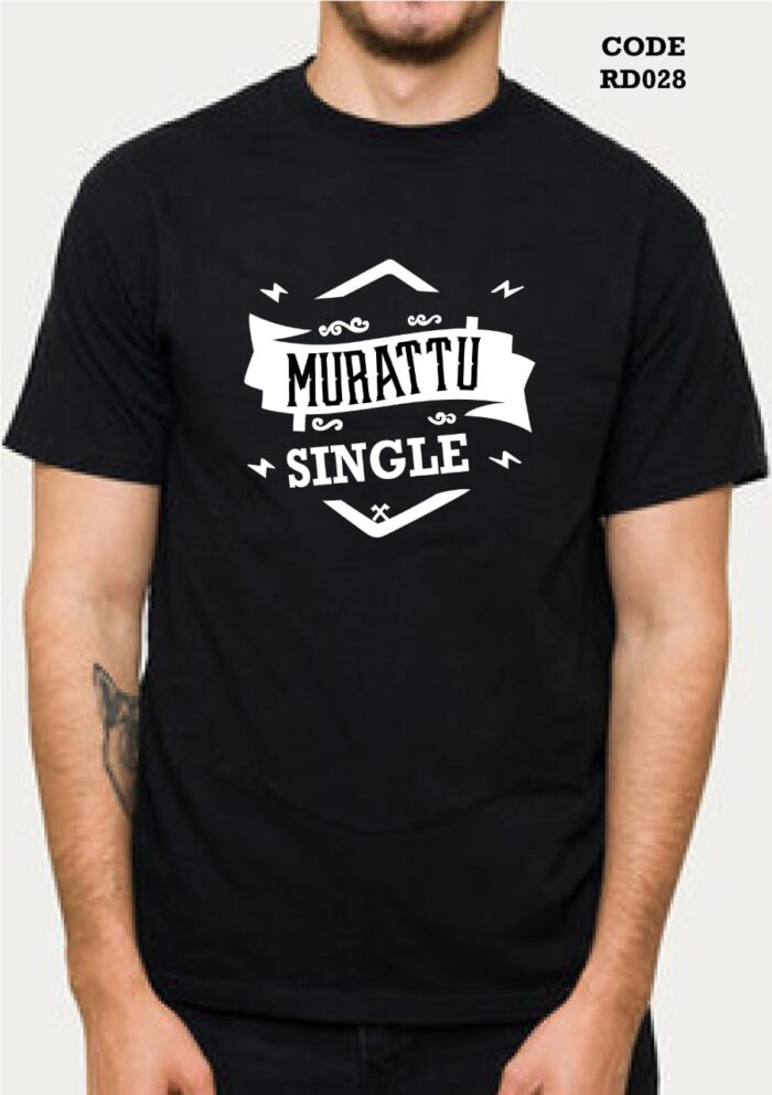 ‘Muratto Single’ Printed Unisex Crew Neck T-Shirt