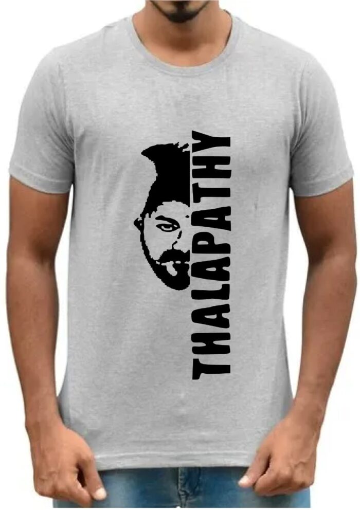 'Thalapathy' Printed Unisex Crew Neck T-Shirt