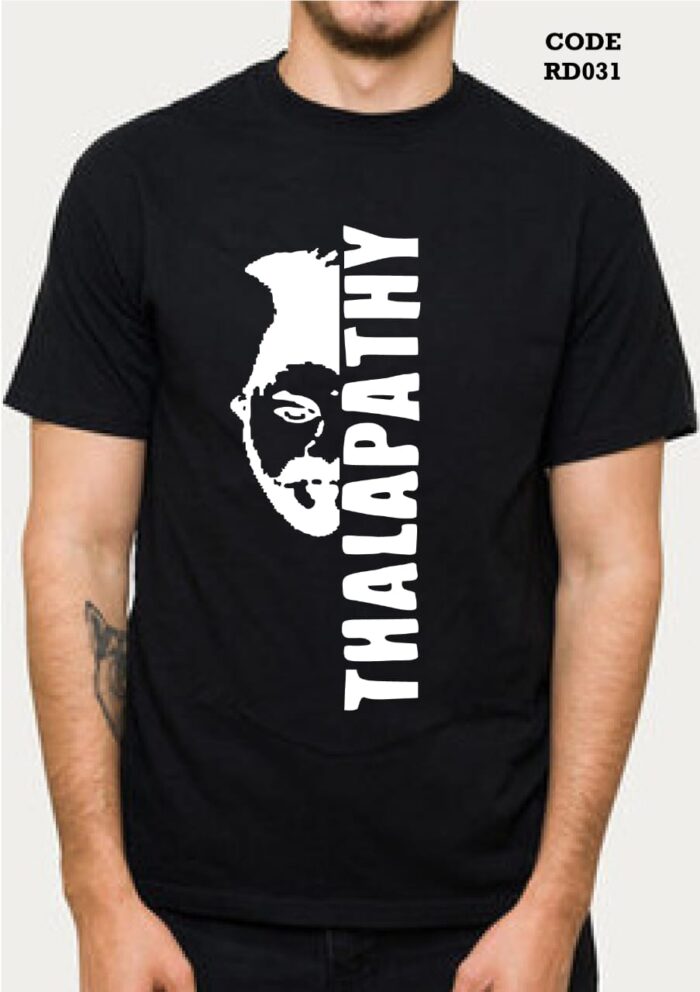 'Thalapathy' Printed Unisex Crew Neck T-Shirt