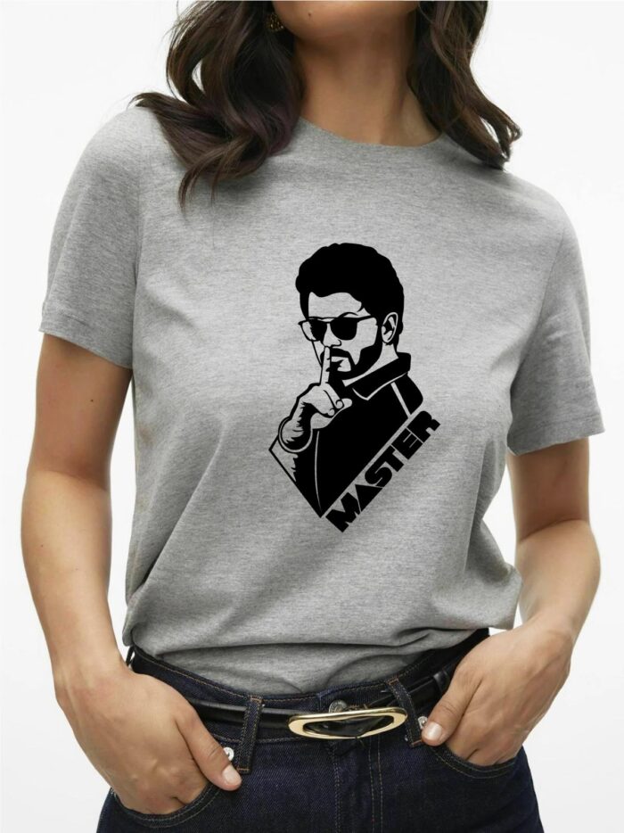 'Master' Printed Unisex Crew Neck T-Shirt