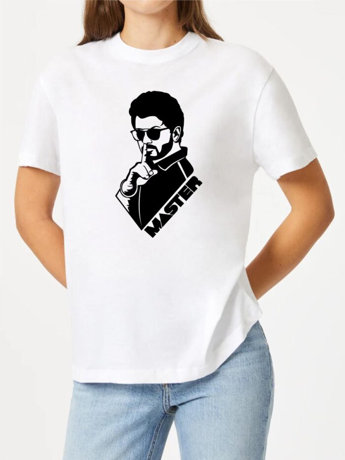 'Master' Printed Unisex Crew Neck T-Shirt